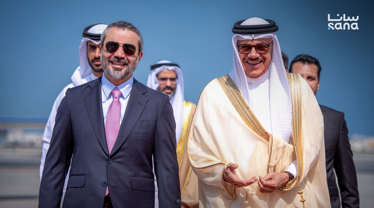 Foreign Minister al-Shaibani arrives in Bahrain for talks on bilateral relations